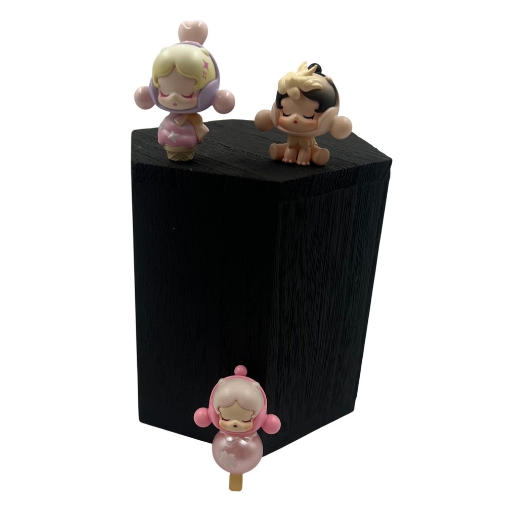 Pop Mart Skullpanda Mini Figure Lot of 3 Pastel Ice Cream Dessert Series LOOSE